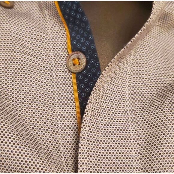 TED BAKER LONDON Men's Long Sleeve Button Down Shirt Size 5 - Picture 3 of 6